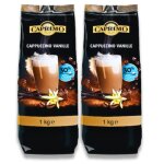 Caprimo cappuccino aromatis vanille 2x1kg de poudre soluble 30% de sucre en moins