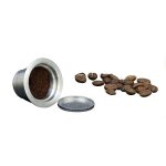 Capsule rutilisable - le studio - nespresso - acier inoxydable - joint en silicone - cuillre incluse ...