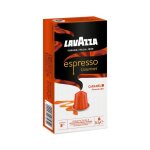 Capsules de caf� aromatis� - lavazza - espresso gourmet caramel - compatibles nespresso - 100% arabica ...
