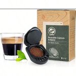 Capsules caf� r�utilisables compatibles dolce gusto - rechargeables pour machine expresso genio - lot ...