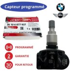 Capteur tpms pression pneus bmw 433 mhz pr�programm� - r�f. 6877936 / 6877937 batterie ~5 ans