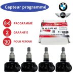 Capteur tpms pression pneus bmw 433mhz pr�programm� - valve pour jantes alu / t�le compatible s�rie 1 ...