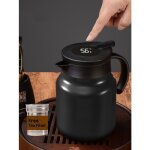 Carafe  caf isotherme 1000 ml avec infuseur  th / thermos  double paroi avec affichage led / thire ...
