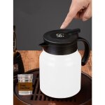 Carafe � caf� isotherme 1000 ml avec infuseur � th� / thermos � double paroi avec affichage led / th�i�re ...