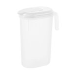 Carafe eau frigo 38 l transparente sans bpa avec poign�e et couvercle pour th�s et jus label