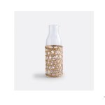 Carafe � eau en verre et tressage qualimna la redoute