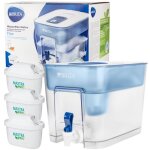 Carafe filtrante - brita - flow 8. 2l - 3x filtres maxtra pro - grand volume - bec verseur pratique