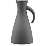 Carafe isotherme - bugatti - thermos - 1l - gris mat - anti - goutte en acier inoxydable