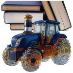Carafe � liqueur de tracteur en verre ? bouteille vide de 300ml avec forme de tracteur artistiquearticle ...