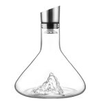 Carafe à vin rouge - carafe à décanter iceberg - cadeau de vin rouge - avec filtre aérateur - 1500ml Carafe à vin rouge - carafe à décanter iceberg - cadeau de vin rouge - avec filtre aérateur - 1500ml
