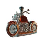 Carafe � whisky - design moto - en verre borosilicate - transparente