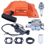 Carburateur avec bobine dallumage recoil pull starter kit pour husqvarna 340 345 346xp 350 351 353 pour ...
