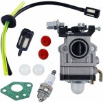 Carburateur d�broussailleuse 52cc 49cc 43cc carbu kit carbu avec joint tuyau bougie et filtre � essence ...