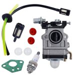 Carburateur débroussailleuse 52cc 49cc 43cc carbu kit carbu avec joint tuyau bougie et filtre à essence ... Carburateur débroussailleuse 52cc 49cc 43cc carbu kit carbu avec joint tuyau bougie et filtre à essence ...