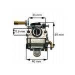 Carburateur pour d�broussailleuse dolmar lt - 245. 4 ms - 245. 4 c / ce / u / ue ms - 250. 4