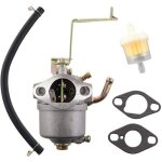 Carburateur avec joint de durite de filtre � essence pour groupes �lectrog�nes einhell et650 et 650 et950 ...