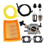 Carburateur pour stihl br400 br420 br320 br380 42031200601 souffleur � dos carb pi�ces de rechange label ...