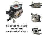 Carburateur pour stihl fs38 fs45 fs46 fs55 2 - mix 4140 120 0623