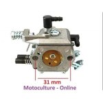 Carburateur pour trononneuse - modles 45 / 52 / 58 cc - compatible multi - marques