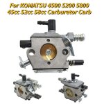 Carburateur de tronçonneuse jane débroussailleuse pièces de rechange pour komatsu 4500 5200 5800 45cc ... Carburateur de tronçonneuse jane débroussailleuse pièces de rechange pour komatsu 4500 5200 5800 45cc ...