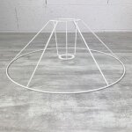 Carcasse abat - jour conique 40 x 21 cm armature 6 branches epoxy anticorrosion e27 - unique