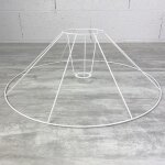 Carcasse abat - jour - lealoo - conique 50x25 cm - 8 branches - epoxy anticorrosion - e27