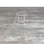 Carcasse abat - jour - lealoo - tambour 15 cm - epoxy anticorrosion - e14 - 6 branches