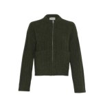 Cardigan zipp� femme moss copenhagen gertrude nenaya