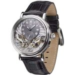 Carl von zeyten cvz0017sgys black forest automatique montre homme 46mm 3atm