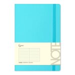 Carnet a6 96p petits carreaux 80g bleu