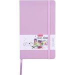 Carnet - dessin - bullet journal - 13 x 21 cm - violet - 64 feuilles pointill�es - bruynzeel