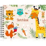 Carnet dessinbloc dessin a4 cahier de dessin enfant carnet de croquis avec reliure spirale cadeau pour ...