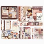 Carnet de notes 155 pi�ces a6 accessoires divers �l�ments r�tro portable r�pond aux besoins des manuels ...