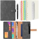 Carnet de notes a5 200 pagespu cuir carnet à anneaux rechargeable avec grille à pointspochettes intérieures ... Carnet de notes a5 200 pagespu cuir carnet à anneaux rechargeable avec grille à pointspochettes intérieures ...