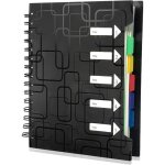 Carnet de notes a5 translucide avec 5 intercalaires et 5 onglets de couleur à visser pour le bureau ou ... Carnet de notes a5 translucide avec 5 intercalaires et 5 onglets de couleur à visser pour le bureau ou ...