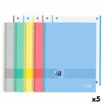Carnet  spirale - oxford - europeanbook 5 - 120 feuilles - 5 couleurs de bande - write - erase