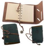 Carnet de voyage retro vintage vert bouteille Carnet de voyage retro vintage vert bouteille