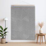 Carpetsale24 tapis 160x230 cm gris design boh�me boucl� style scandinave moderne pour salon coin canap� ...