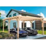 Carport en bois lugo 600x500