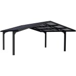 Carport en aluminium et polycarbonate double sydney