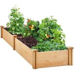 Carré potager - idéal - bois de sapin - 120x60x81 cm - surélevé - esthétique et pratique Carré potager - idéal - bois de sapin - 120x60x81 cm - surélevé - esthétique et pratique
