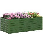 Carré potager de jardin - outsunny - rectangulaire - tubes de renforcement acier galvanisé - 180 x 90 ... Carré potager de jardin - outsunny - rectangulaire - tubes de renforcement acier galvanisé - 180 x 90 ...