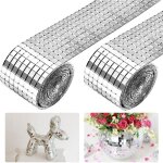Carreaux mosa�que verre 3200 pi�ces 5x5mm autocollants miroir pour diy d�coratif carrelage salle de bain ...