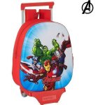 Cartable 3d - the avengers - 705 - rouge - roulettes - capacit 10l
