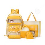 Cartable 5 en 1 multifonctionnel et impermable avec plusieurs pochettes pratiques adapt aux sacs dcole ...