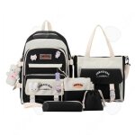 Cartable 5 en 1 multifonctionnel et imperméable avec plusieurs pochettes pratiques adapté aux sacs décole ... Cartable 5 en 1 multifonctionnel et imperméable avec plusieurs pochettes pratiques adapté aux sacs décole ...
