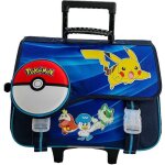 Cartable  roulettes 41cm pokemon primaire