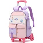 Cartable  roulettes 44x20x32cm sac  dos tudiant  roulettes et trolley amovible avec 6 roues cartable ...