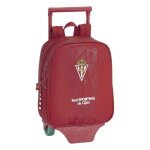 Cartable  roulettes - real sporting de gijn - 805 - rouge - synthtique - 10 l