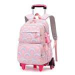 Cartable roulette fille garon primaire sac dos pour enfant pour quotidien et voyage 3 - 12 ans bleu cartable ...